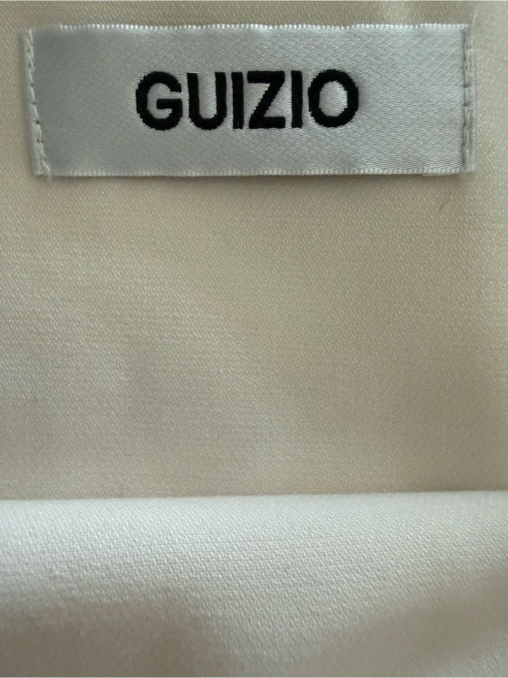 Guizio Pleated Micro Mini‎ Skirt Y2K Ivory Medium